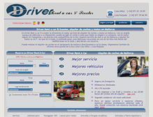 Tablet Screenshot of driver-rent.com